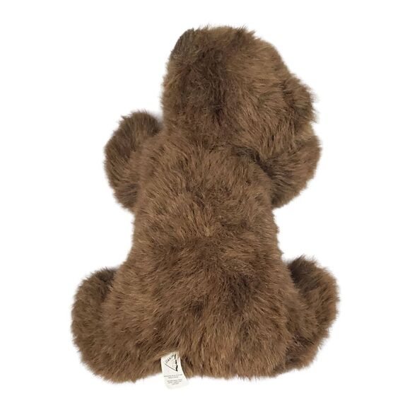 Vintage Dakin Applause Grizwald Grizzlie Bear Plush Brown Realistic Laying 16" - Picture 6 of 11